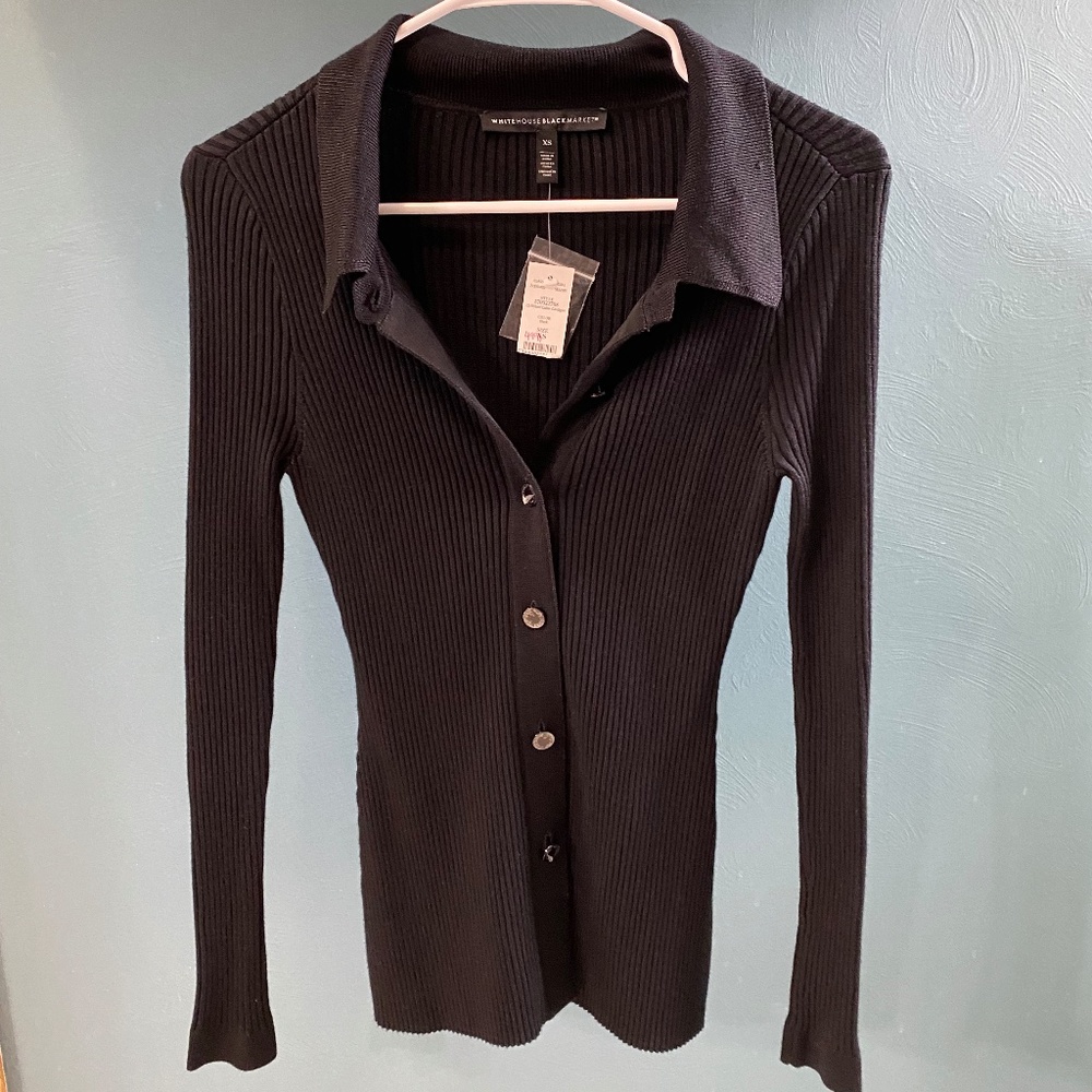 NWT White House Black Market Ribbed Sweater